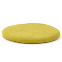 Shakati, le coussin galette en feutre de laine sans couture