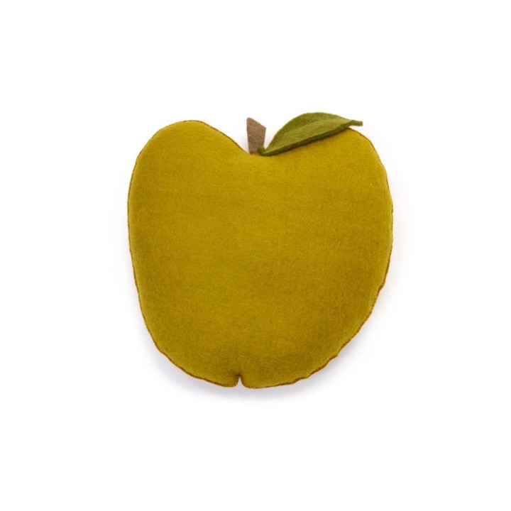 Coussin Pomme – Coussin décoratif en laine feutrée | MUSKHANE