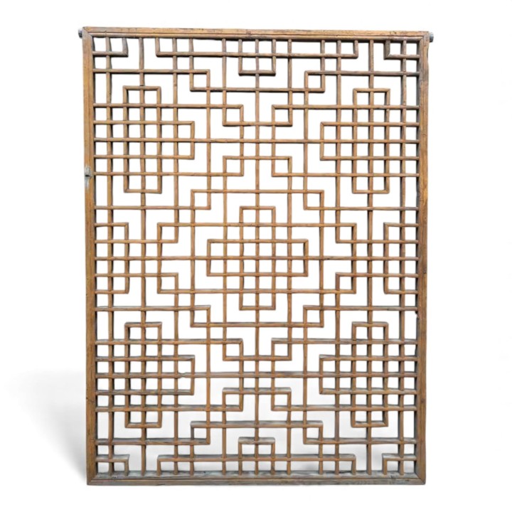 fenetre chinoise ancien bois pin