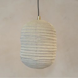 Suspension en tissu Linen Gravel dans intérieur minimaliste