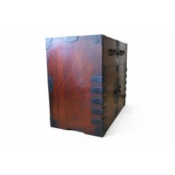 Tansu japonais ancien Akita choba dansu Kannon en bois de kiri – Meiji