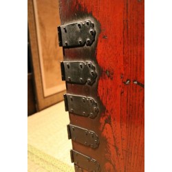 Tansu japonais ancien Akita choba dansu Kannon en kiri – époque Meiji