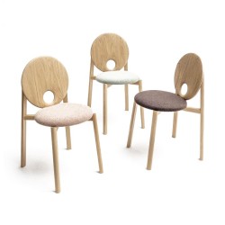 Chaise HELIO – Design Constance Guisset – Chêne massif fabriqué en France