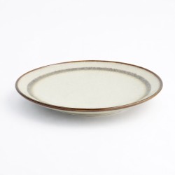 assiette japonaise wasabi beige 23 cm