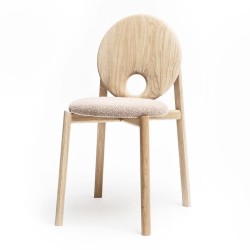 Chaise HELIO – Design Constance Guisset – Chêne massif fabriqué en France