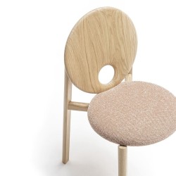 Chaise HELIO – Design Constance Guisset – Chêne massif fabriqué en France