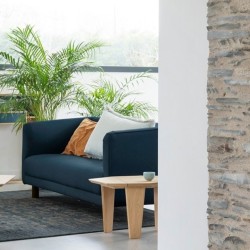 Guéridon bois, table de chevet design SILEX