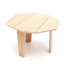 Table de nuit LIV de Dormiente en bois massif