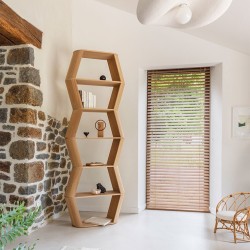 Bibliothèque LOFT en bois massif DRUGEOT MANUFACTURE Made in France