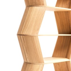 Bibliothèque LOFT en bois massif DRUGEOT MANUFACTURE Made in France