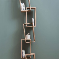 La bibliothèque design originale en bois KAO, de Drugeot ...