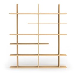 Bibliothèque TÉHÈME TRIPLE en bois massif DRUGEOT MANUFACTURE Made in France