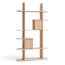 Bibliothèque TEHEME DOUBLE FERMÉ  Drugeot Manufacture