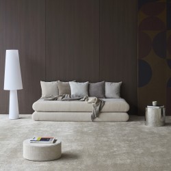 Canapé convertible Circlus beige amande – design modulable Innovation Living