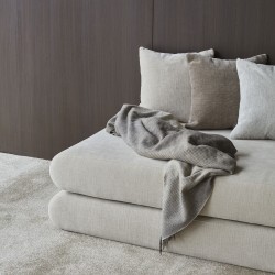 Canapé convertible Circlus beige amande – design modulable Innovation Living