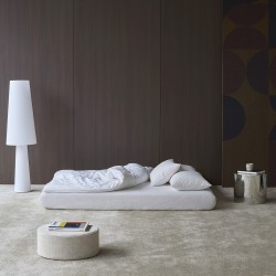 Canapé convertible Circlus beige amande – design modulable Innovation Living