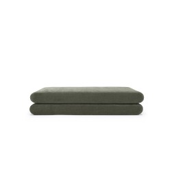 Canapé convertible Circlus vert olive vue de face