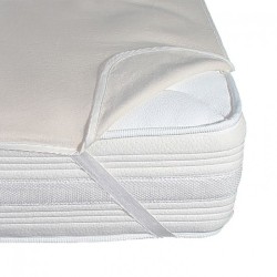 Molleton Kalmuck standard en coton naturel avec élastiques d’angle