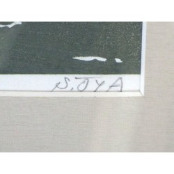 Signature manuscrite au crayon de l'artiste Kiyoshi Otani