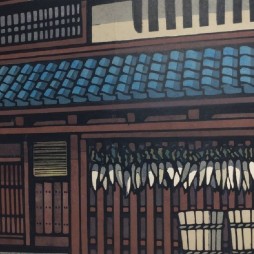 Ōharano no Minka – Estampe japonaise originale | Katsuyuki Nishijima