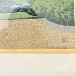 Le bassin du cœur | Estampe japonaise de Masao Ido
