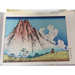 Estampe Hokusai – Mishima Pass en province de Kai | Mont Fuji