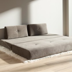 Balise titre : Daybed SIGMUND pieds chêne, tissus standards – 160 x 200
