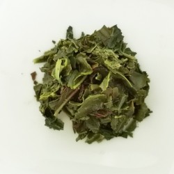 Feuilles infusées de Gabalong, thé vert japonais de Shizuoka