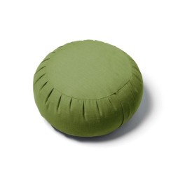 Zafu coussin de méditation eden en coton, garni de balle de millet