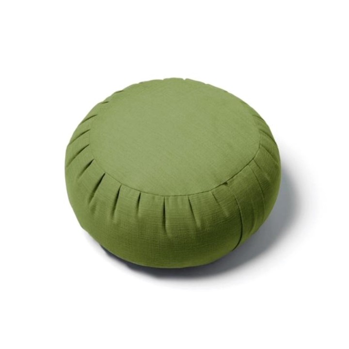 Zafu coussin de méditation eden en coton, garni de balle de millet