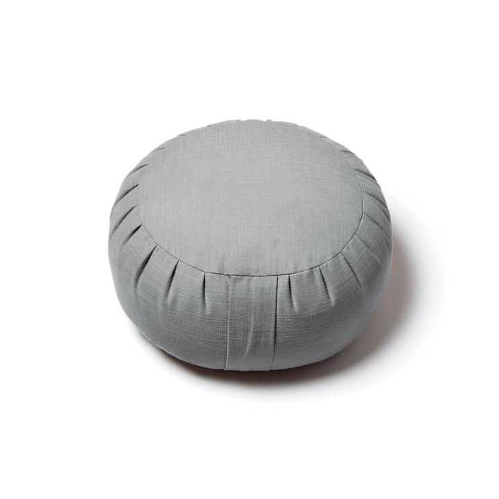Zafu coussin de méditation nuage en coton, garni de balle de millet