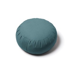Zafu coussin de méditation océan en coton, garni de balle de millet