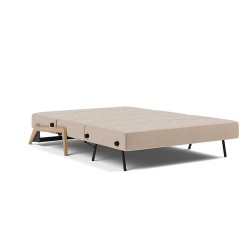 CUBED 140 ouvert en lit 140 x 200 cm, tissu Esina Mocha