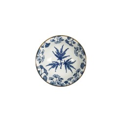 Intérieur du bol tayo FLORIKA ÉRABLE, branche d’érable bleue