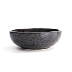 Grand bol japonais SHOKU de profil, bord arrondi et pied bas