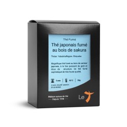 Boîte de Thé japonais fumé au bois de sakura Le T, 50 g