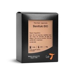 Boîte de Benifuki BIO Le T, thé noir japonais de Kagoshima, 100 g