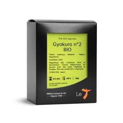 Boîte de Gyokuro n°2 BIO Le T, thé vert japonais de Kagoshima, 50 g