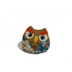 Hibou colore jaune