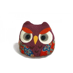 Hibou colore violet