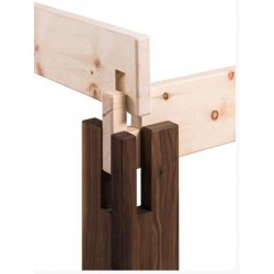 Lit bois massif NUVEO MAXI en arolle | Lit naturel et apaisant