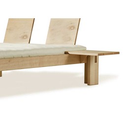 Lit bois massif NUVEO MAXI en arolle | Lit naturel et apaisant