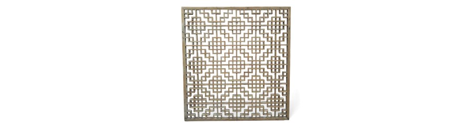 Fenêtres chinoises, ranma et panneaux décoratifs asiatiques